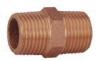 MALE NIPPLE OF BRONZE PIPE FITTING