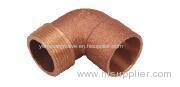 90 DEGREE MALE ELBOW OF BRONZE PIPE FITTING