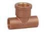 FEMALE TEE OF BRONZE PIPE FITTING