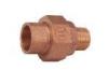 MALE UNION CONNECTOR OF BRONZE PIPE FITTING