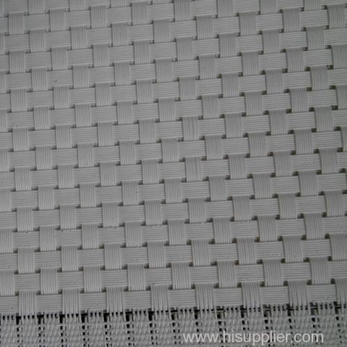 white color Textilene® fabric 8X8 wires PVC coated woven mesh UV fabrics 61''