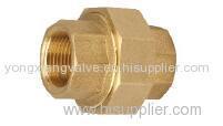 FEMALE UNION OF BRASS PIPE FITTING