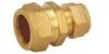 COMPRESSION REDUCING COUPLING OF BRASS PIPE FITTING