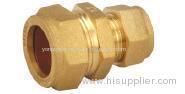 COMPRESSION REDUCING COUPLING OF BRASS PIPE FITTING