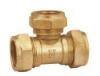 COMPRESSION EQUAL TEE OF BRASS PIPE FITTING