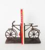 cast metal bookends decorative bicycle bookends hand made bicycle bookends