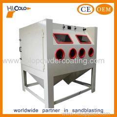 Manual Multi Station Sandblasting Cabinet for Surface Treatment