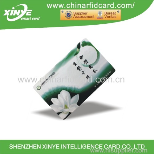 CMYK printing ISO 15693 RFID card 13.56mhz NFC PVC/PET cards