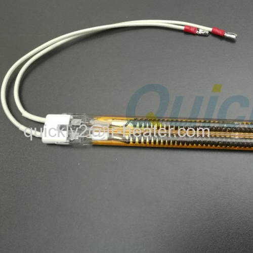 Carbon quartz tube infrared heating element