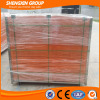 Green RAL6005 powder coated rigid fence panels with fold mesh