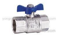 BRASS BALL VALVE (FEMALE/FEMALE)