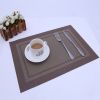 coffee or restaurant table mat in PVC coated mesh fabric