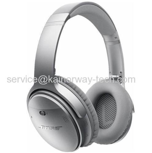 New Bose Quiet Comfort 35 QC35 Over-Ear Acoustic Noise Cancelling Silver Bluetooth NFC Headband Headsets With Mic Remote