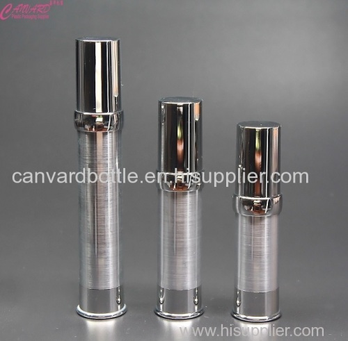 Silver airless pump container 15ml-20ml-30ml