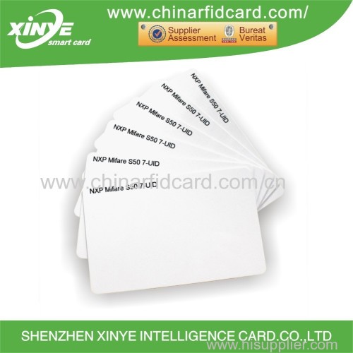 CMYK printing ISO 15693 RFID card 13.56mhz NFC PVC/PET cards