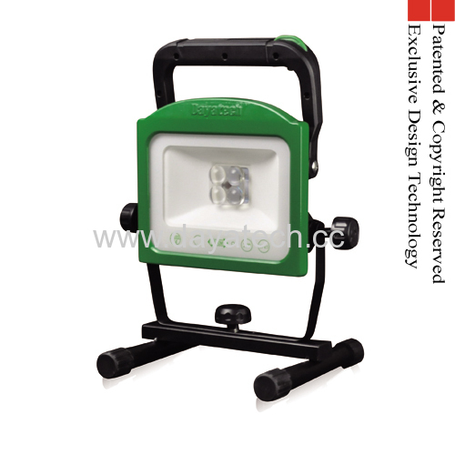 Rechargeable Portable LED Work Light Vari-focus Lens Detachable Battery