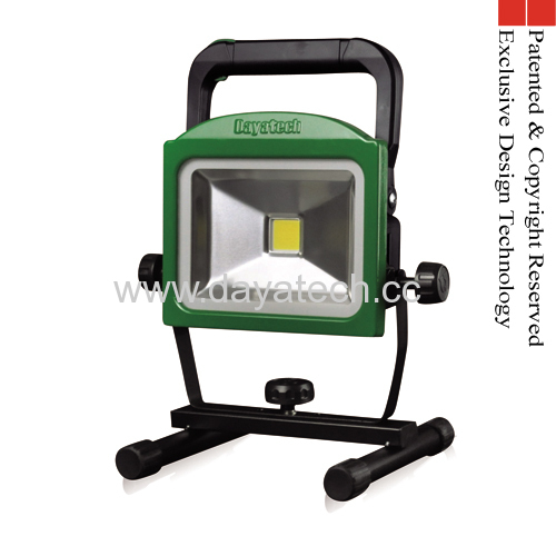 Rechargeable Portable LED Work Light 30W 3 Hours Working Detachable Battery