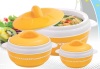 Plastic Insulated Ware Hot Pot 4 Pcs Set