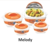 PLASTIC HOT POT CASSEROLES 4 PCS SET / PLASTIC CASSEROLES HOTPOT 3 PCS SET / PLASTIC FOOD FLASK/ 2 PCS SET