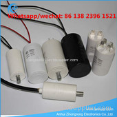 Washing Machine Capacitor Water Pump Capacitor Plastic Case Film Capacitor