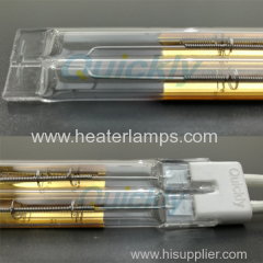 Fast response medium wave IR lamps for curing and drying