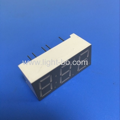 Custom Triple digit 0.39  Common Anode Ultra Blue 7 Segment LED Display for Instrument Panel