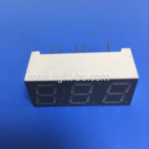 Custom Triple digit 0.39  Common Anode Ultra Blue 7 Segment LED Display for Instrument Panel