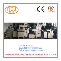 Laminate Label Die Cutter Machine with Sheet Cutters