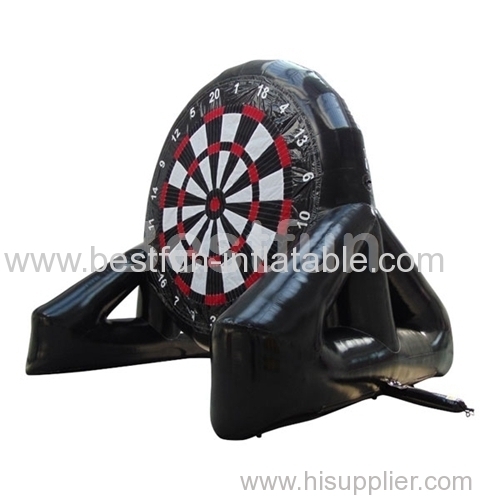 Inflatable foot dart board stands