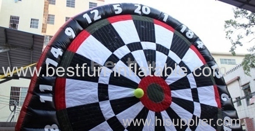 Velcro soccer darts target