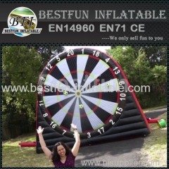 Inflatable Footdart Supplier Classic Outdoor Soccer Shooting on Dart Board Games