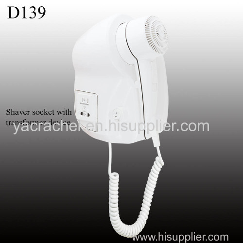 Wall Mounted Electrical Hotel Hair Dryer