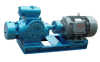 Horizontal and double-absorb twin screw pump