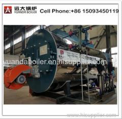 1000kg 1 ton Fire tube gas fired steam boiler