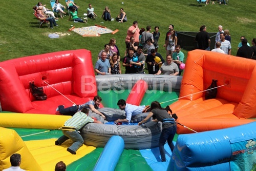 Inflatable Hungry Hippo Game for Christmas Fun