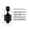 Indukgence X-tank Rta Rda Two In One 2in 1 Tank Atomizer 25mm Best Vape