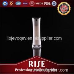 RISE ISO9001 Hot Sale 15ml 30ml 50ml Special Shaped Pearl White Airless Lotion Bottle With Unique Pump Head