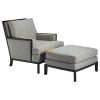 Hotel Bedroom Furniture Fabric Leather Leisure Chair Ottoman