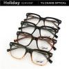 Top Grade Double Layers Acetate Frame Eyewear With Metal Accessories