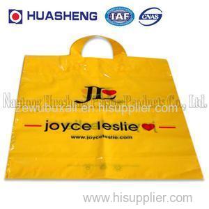 Custom Design Soft Loop Handle Plastic Bags