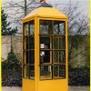 Design Public Telephone Booth Phone Booth Steel Structure Material Small Sentry Box