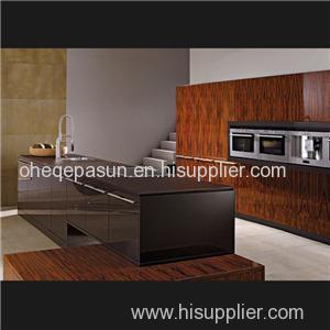 Standard Kitchen Cabinet UV Kitchen Set With Lacquered Kitchen Sink Cabinet