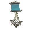 Free And Accepted Masons Medal Jewel With Ribbon