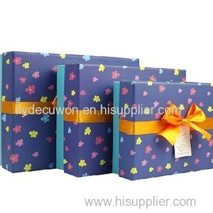 Luxury Unique Handmade Rigid Grey Paper Cardboard Xmas Boxes For Xmas Gifts Packaging