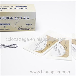 CE ISO Approved Absorbable Medical Disposable Chromic Catgut Surgical Suture Thread With Needles For Hospital Use