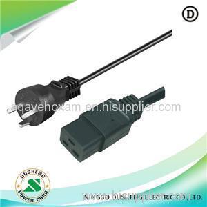 Denmark Plug To IEC 60320 C19 Power Cord