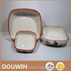 Customized Ceramic Christmas Bowls