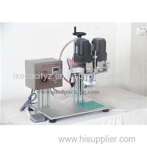 Semi Automatic Screw Cap Capping Machine For Plastic Screw Cap