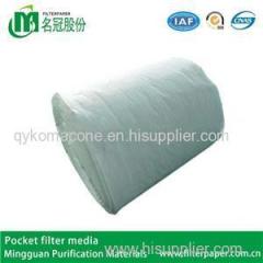 Wholesale Dust Holding Capacity F5 Synthetic Fiber Pocket Filter Media