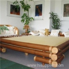 New Design Polished Cemented Bamboo Bed In High Quality For Adult